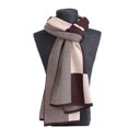 thumbnail image 1 of Bufanda de hombre de invierno cálida a cuadros gruesa de punto de negocios de cachemira bufanda gruesa bufanda de moda, 1 of 6