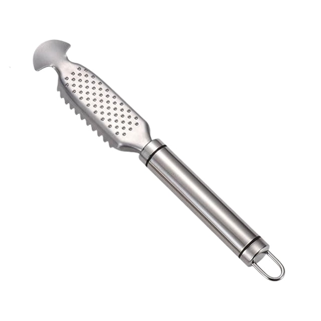 Billuyoard Removedor de escamas de pescado con agarre cómodo, elimina eficientemente las escamas, todo tipo de pescado, cuchillo para filetear Cocina y Comedor tipo+2