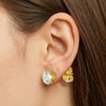thumbnail image 5 of 14K Gold Plated 925 Silver Hypoallergenic Earring Backs Replacement 2 Pairs, 5 of 10
