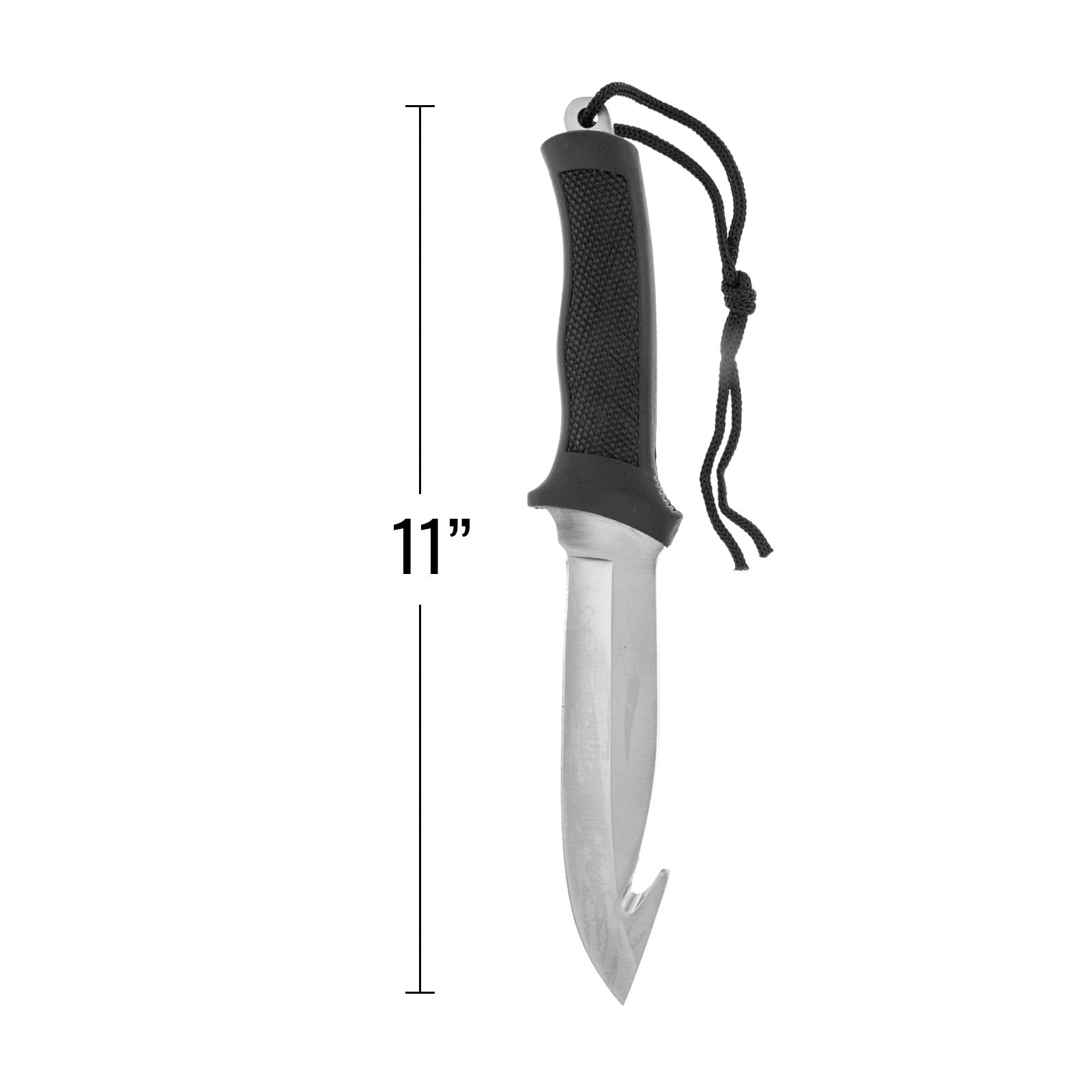 Full Tang Hunting and Fishing Guthook Blade Cleaning Knife 11 Inch