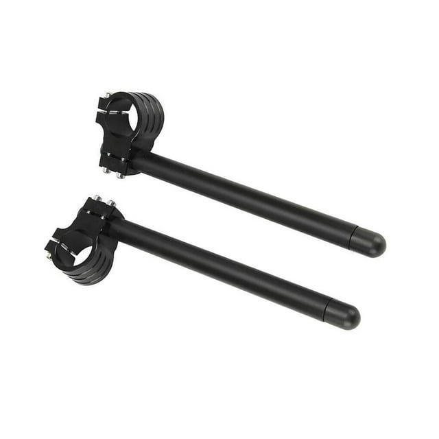 thinsony Universal 31mm CNC Fork Clip-ons Handle Grip Handlebar for Motorcycle Black