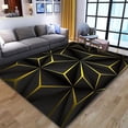 thumbnail image 1 of Abstract Geometric Visual Carpet Gaming E-sports Room Bedroom Bedside Rugs, 1 of 2