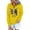 Yellow, variant on Aayomet Hoodies For Women Pullover Womens Sherpa Pullover Tie Dye Fuzzy Hoodie Double Sweatshirts Fluffy Oversized Plaid Outerwear,Gray L