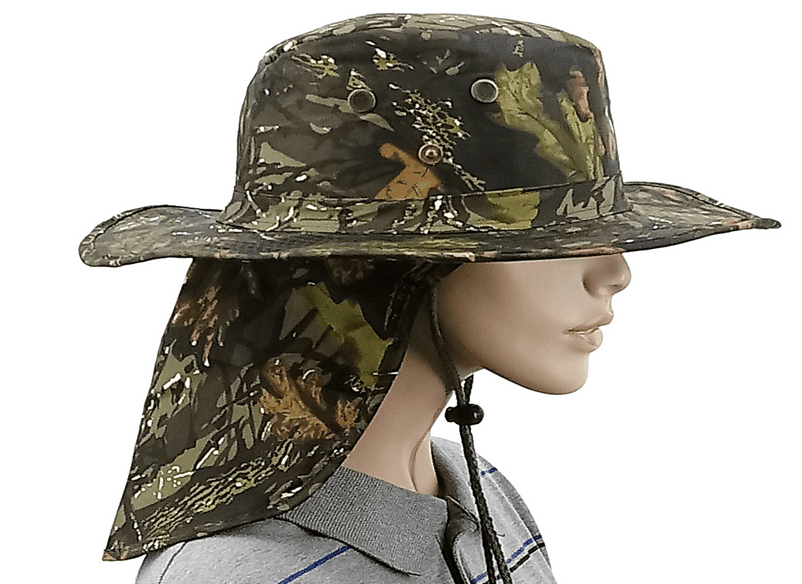 Woodland Camo Camouflage Summer HAT BEACH FISHING HUNTING