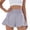 Light Gray, variant on UDAUDU Athletic Shorts Women High Waisted Comfortable Ruffle Shorts Quick Dry with Pockets Summer Short for Running Gym Workout Sky Blue XL