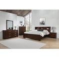 thumbnail image 2 of Jessica 5-piece California King Bedroom Set Cappuccino, 2 of 17