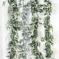 thumbnail image 6 of Clearance Sale! 5.4 ft Artificial Greenery Eucalyptus Garland Faux Willow Leaves Vines in Green for Home Table Runner Wedding Decor, 6 of 6