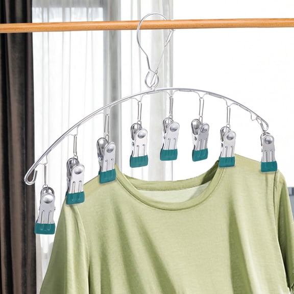 SOPOTUTU 2-Pack Multi-Clip Sock Hangers in Mixed Colors for Organization and Quick Drying Accessories