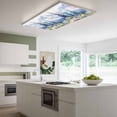 thumbnail image 3 of Forest Mountains Magnetic Fluorescent Light Covers for Ceiling Lights 2x4 Feet, Oil Painting Flower Pine Trees Office Classroom Kitchen Drop Ceiling Light Covers Lighting Filters Shade Panel 4 Packs, 3 of 9