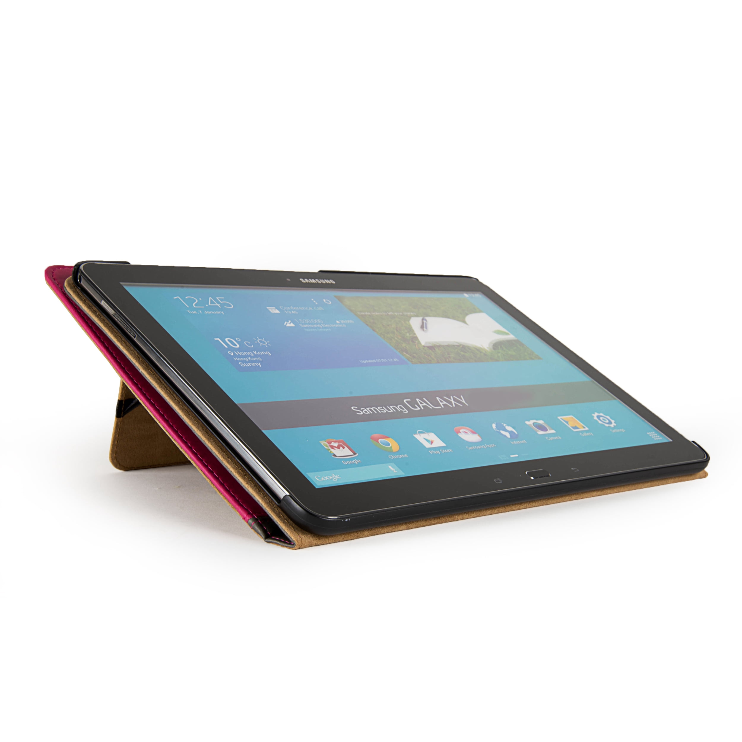 VANGODDY Mary Protective Portfolio Stand Case for Samsung Galaxy Tab 4 (10.1 inch) Exact Perfect Fit