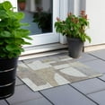 thumbnail image 6 of Addison Rugs Chantille Indoor/Outdoor Transitional Mid Century Khaki Washable Rectangle Rug, 1'8" x 2'6", 6 of 6