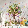 thumbnail image 5 of Meggemo Easter Bunny Egg Window Clings Static Decals for Holiday Glass Door Decoration and Spring Party Home Decor, 5 of 6