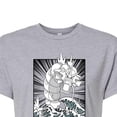 thumbnail image 3 of Pokémon - Gyarados Anime - Juniors Cropped Cotton Blend T-Shirt, 3 of 5