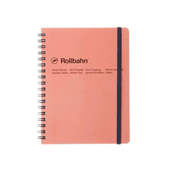 Delfonics Rollbahn Spiral Classic Notebooks: 5-1/2 in. x 7 in. (Blush Pink)