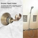 thumbnail image 3 of Vintage Shower Head Holder, Adjustable Brass Hand Held Shower Arm Bracket Wall Mounted Holder With Brass Connector European Style s202412243901, 3 of 5