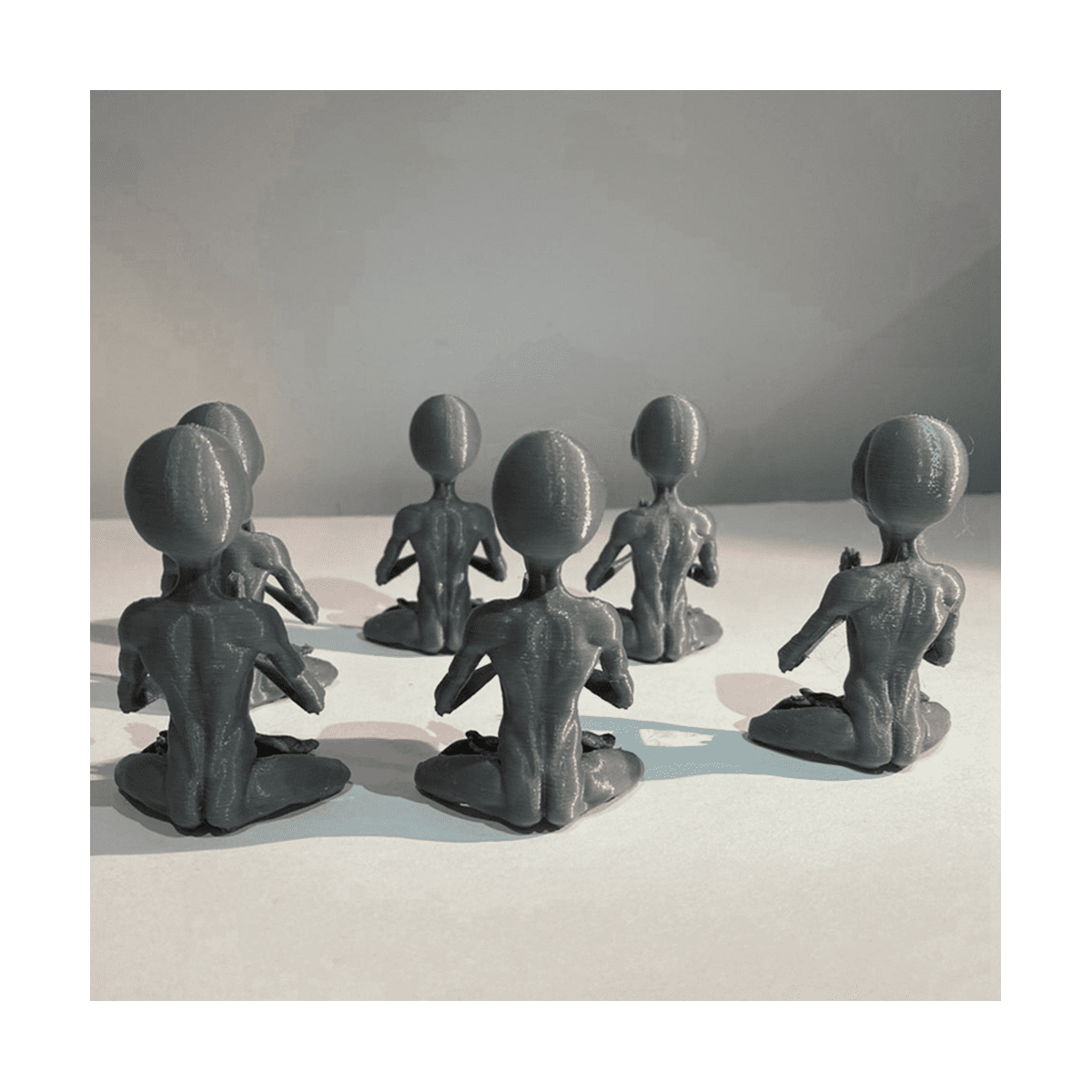 5X Statue Mini Resin Ornament Garden Home Office Yard Art Decor for Indoor Outdoor