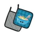 thumbnail image 2 of Caroline's Treasures Blue bowl of Cereal Pair of Pot Holders, 2 of 2