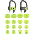 thumbnail image 1 of Alxcd Almohadillas Para Auriculares Pb3 Powerbeats 3 Sml 3 Tamaños, 6 Pares De Almohadillas De Repuesto De Silicona Y 2 Pares De Almohadillas De Doble Brida Para Beats Powerbeats2 Pb3 [8 Pares] (Verde, 1 of 5