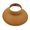 khaki, variant on Women's Classic Straw Visor Sun Hat: Breathable Wide Brim Open Top Cap with Adjustable Strap for Beach, Cycling, Daily