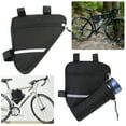 thumbnail image 2 of Apooke Bike Triangle Frame Bag, Waterproof Bicycles Front Handlebar Bag Strap-On Saddle Bag Cycling Pouch Bike Storage Tube Bag, 2 of 13