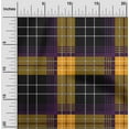 thumbnail image 1 of oneOone Georgette Viscose Fabric Tartan Check Printed Craft Fabric BTY 42 Inch Wide, 1 of 4