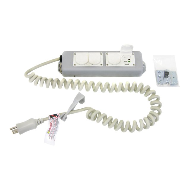 Ergotron Multiprise de Qualité Médicale - Multiprise - Connecteurs de Sortie : Cordon de 4 - 8 Pieds