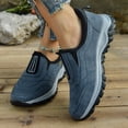 thumbnail image 5 of AUDeals Men's Orthopedic Shoes, Lightweight Work Sneakers with Arch Support for Hiking and Walking (Blue, 7.5), 5 of 6