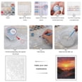 thumbnail image 3 of Paint by Numbers Kit for Adults, Beach Sunset Tranquil Bench Scene Paint by Numbers, Easy Paint by Numbers Kit for Adults Beginner, DIY Adult Paint by Number Kits on Canvas, Home Decor, 3 of 7