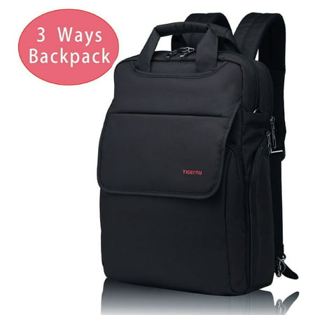 Lightweight Slim Best Laptop Backpack Convertible Black Business Travel College Macbook Computer Backpack Most Fits 14 Inch (Best Slim Tech Backpack)
