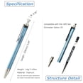 thumbnail image 4 of TITANER Titanium Ballpoint Pen with Pen Clip EDC Pocket Pen (Blue), 4 of 4