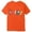 Orange, variant on Kids Back To School Graphic Short Sleeve T-Shirt, Unisex Crew Neck Cute School Supply Print Casual Tee for Boys Girls Daily School Outdoor Wear(Purple,12-13 Years)