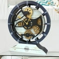 thumbnail image 4 of THE GEARS CLOCK Desk Clock with Real Moving Gears (wall clock)CA-LI_ 10 in Round Desert-Beige, 4 of 8