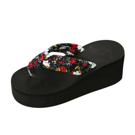 

fvwitlyh Flip Flop Socks for Women Beach Summer Casual Flip Flop Sandals