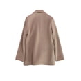 thumbnail image 3 of Fashnice Veste d'Extérieur pour Femmes, Blazer à Double Boutonnage, Cardigan Décontracté pour Bureau, Kaki m, 3 of 5