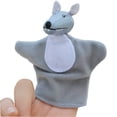 thumbnail image 3 of Juguete de historia de marionetas de dedo de tres cerditos y lobo, muñeca de teatro de narración de cuentos para niños pequeños (tres cerditos y lobo), 3 of 5