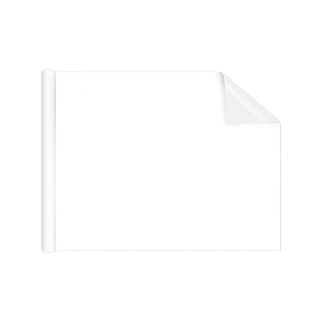 Dry Erase Whiteboard Sticker Kids Painting Erasable without Damage Poster Boards 60cmx2m white