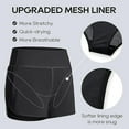 thumbnail image 5 of Quick Dry Running Spandex Shorts with Pockets - Jogging Yoga Pilates Sports Shorts - Womens Lightweight Gym Athletic Workout Shorts Liner, 5 of 6