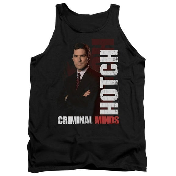 Criminal Minds Hotch Adult Tank Top Black
