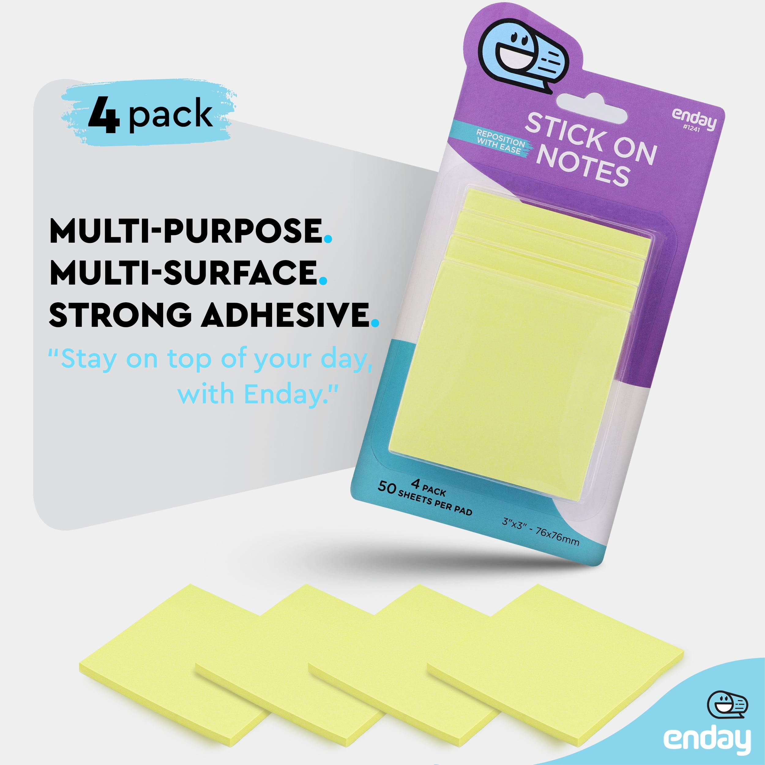  Noted by Post-it Brand Office Essentials Set, Blue, Includes  Notebook, Notes and Pens (NTD-SMSET-BLU) : Office Products