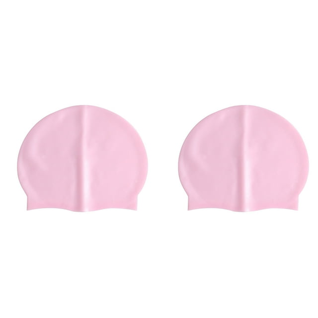Agiferg 2 Pcs Bonnet de Bain Universel pour Adulte en Silicone Pur avec Protection des Oreilles
