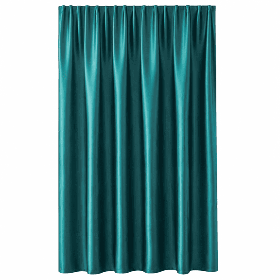 FURMORA Blackout Curtain Thermal Insulated Window Treatment 48"es Long for Bedroom or Living Room,39 in x 48 in,Green