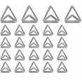 thumbnail image 1 of Vett (Silver)24pcs Place Card Holder Triangle Shape Table Name Card Holder Picture Holder Stand Clip For Wedding Party, 1 of 5