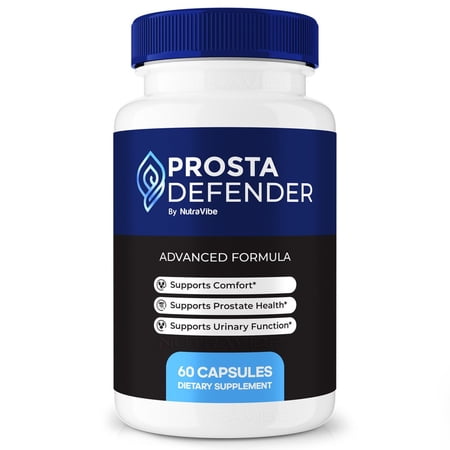 Prosta Defender - Official ProstaDefender Pills For Prostate Heath, All Natural Formula To Support Control, Energy & Overall Well-Being, Review (60 Capsules)