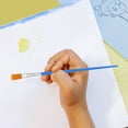 thumbnail image 4 of OUNONA 50Ud De Pinceles Pigmento Para Pintura Artística Con Mango Ergonómico Portátil Color Azul Para Dibujo, 4 of 6