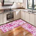 thumbnail image 3 of Kitchen Rugs Sets Of 2,Pink Breast Cancer Anti Fatigue Kitchen Mat Rugs Non Slip Washable,Decorative Kitchen Floor Mats for Kitchen,Sink,Laundry,17"X47", 3 of 5