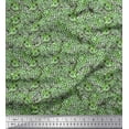 thumbnail image 1 of Soimoi Cotton Cambric Fabric Leopard Animal Printed Craft Fabric by The Yard 56 Inch Wide, 1 of 3