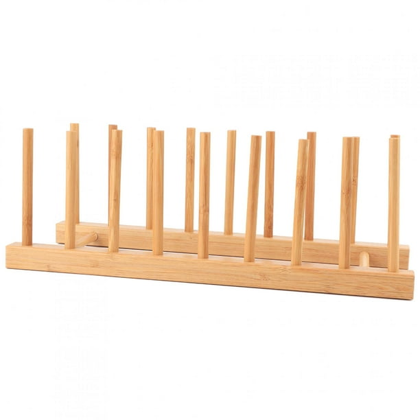Rejilla para platos, organizador de almacenamiento de platos de cocina, fácil de usar, para tazones, platos, pasteles de té, tablas de cortar, platos EOTVIA No