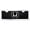 Chrome on Black, variant on Honda Logo License Plate Kit (Silver on Black)