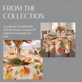 thumbnail image 4 of Elrene Home Fashions Mantel Resistente a Las Arrugas, con Estampado de Hojas de otoño, para Uso Formal o Diario, Redondo de 70 Pulgadas, 4 of 8