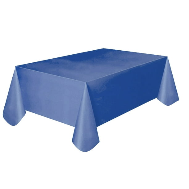 Pudcoco Large Plastic Rectangle Table Cover Cloth Wipe Clean Party